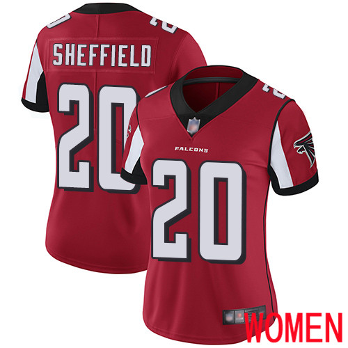 Atlanta Falcons Limited Red Women Kendall Sheffield Home Jersey NFL Football 20 Vapor Untouchable